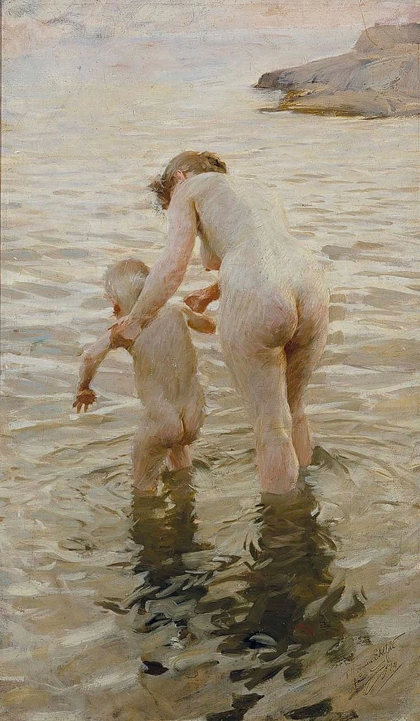 Con la madre - Kansallisgalleria, Helsinki